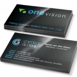 Tarjetas laminado brillante